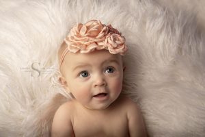 Read more about the article Albany Baby Photographer | Alyson’s 6-Month Milestone Session