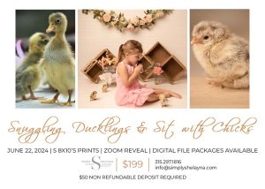 Read more about the article Syracuse Family Mini Session Photographer | Snuggling Ducklings & Sit with Chicks