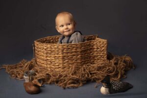 Read more about the article Oswego Baby Photographer | Tony’s 9-Month Milestone Session